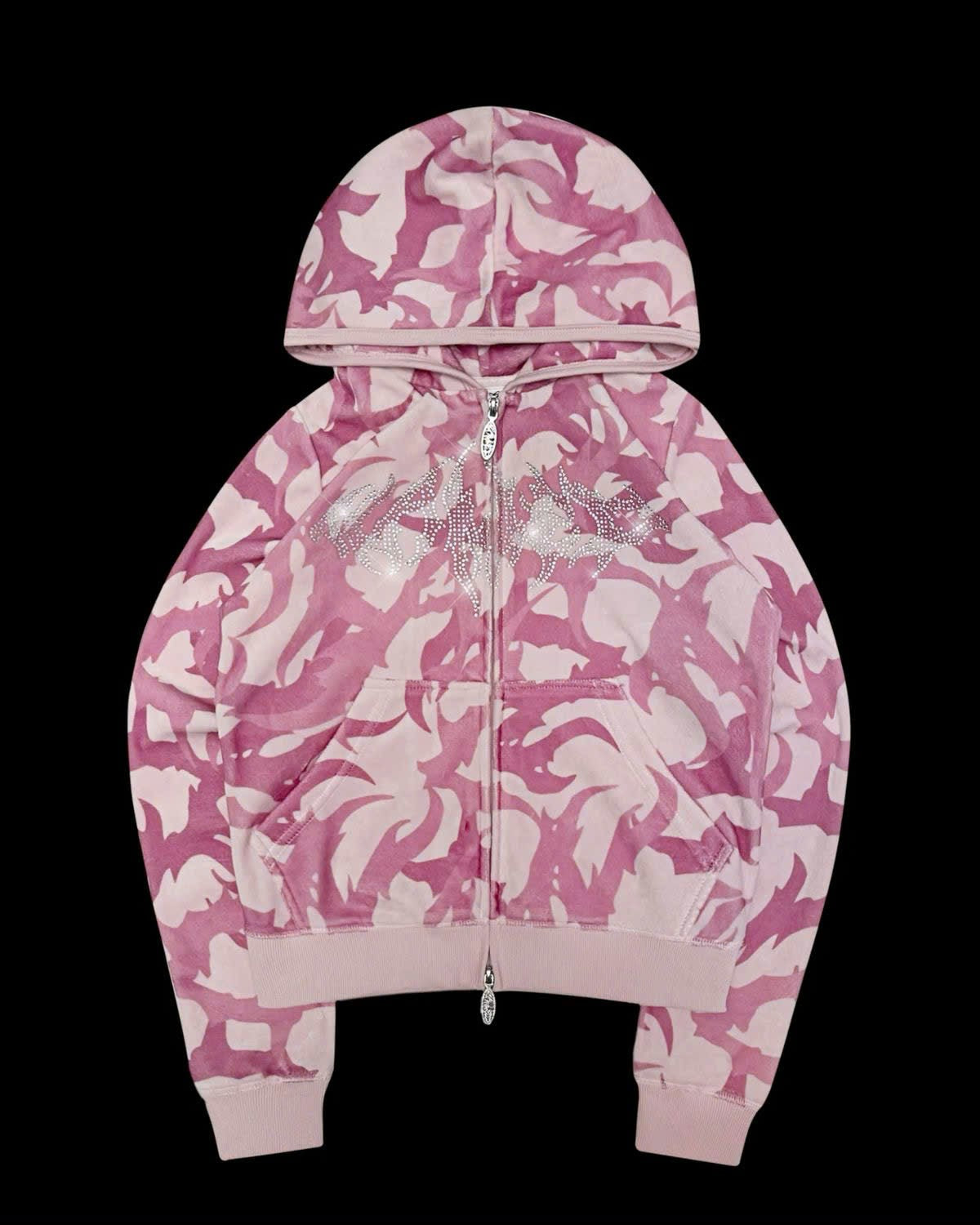 BLADE CAMO VELOUR ZIP HOODIE